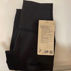 Lululemon Wunder Under HR Tight 25” Leggings size 0 *Luon